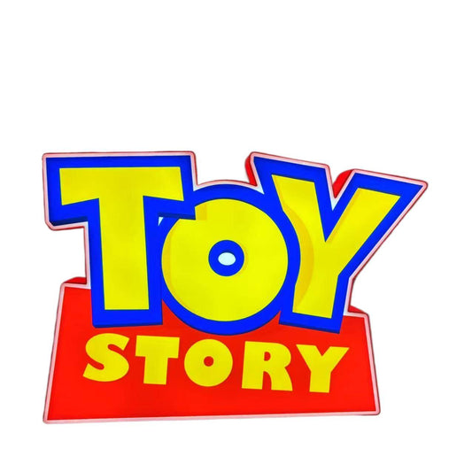Toy Story Logo LED Sign 3D Printed Night Light with Dimmable Function