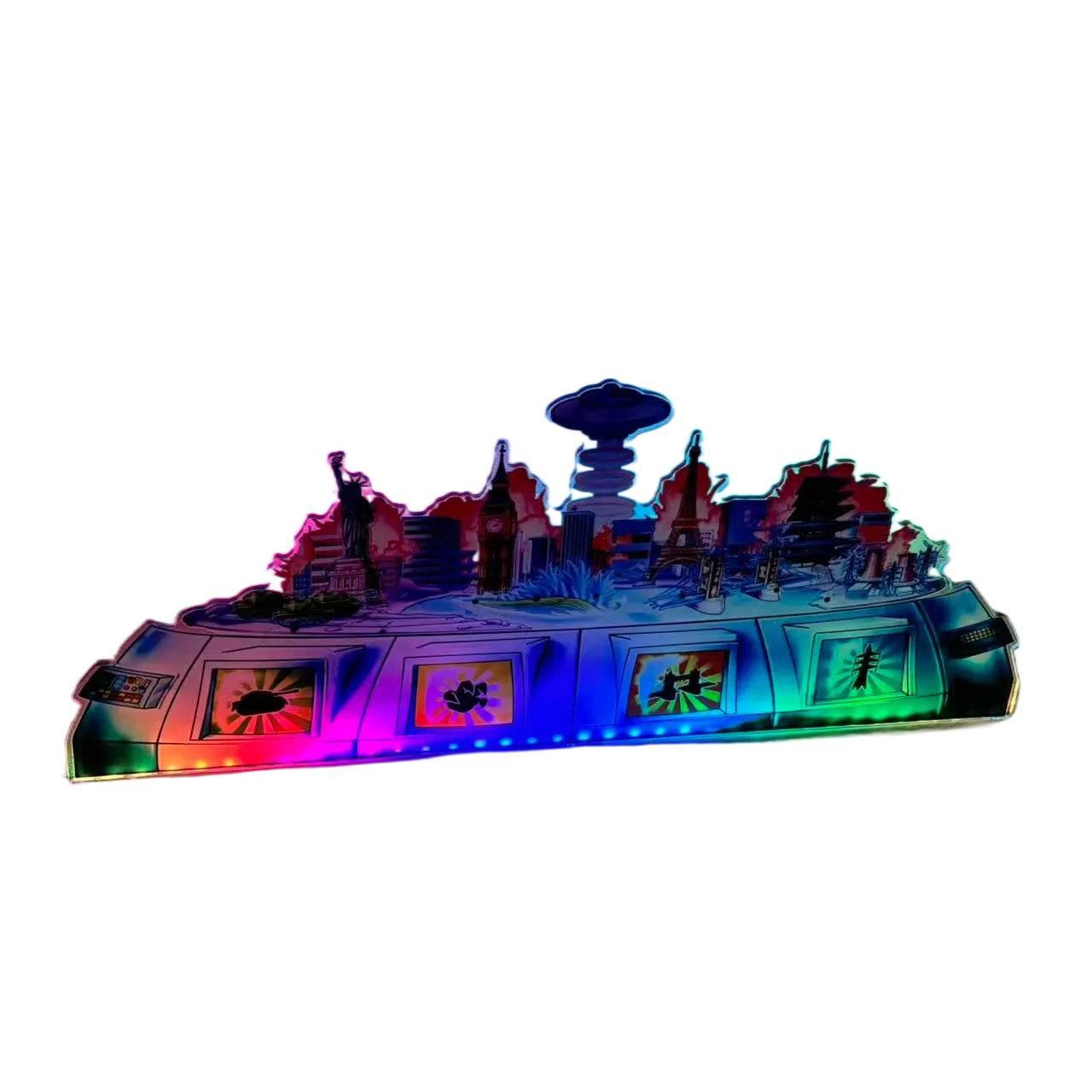 Godzilla Challenger Edition Pinball Acrylic LED Topper, for Pinball Machine, Pinball Topper