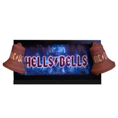 AC/DC Hells Bells Topper 3D Acrylic LED Topper, For Stern Pinball Mahine, Pinball Topper FYLZGO Signs
