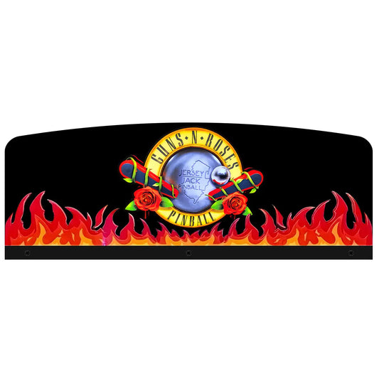 Guns N' Roses Topper Pinball Acrylic LED Topper, with Metal Base Bracket for Stern Pinball Machine, Pinball Topper FYLZGO Signs