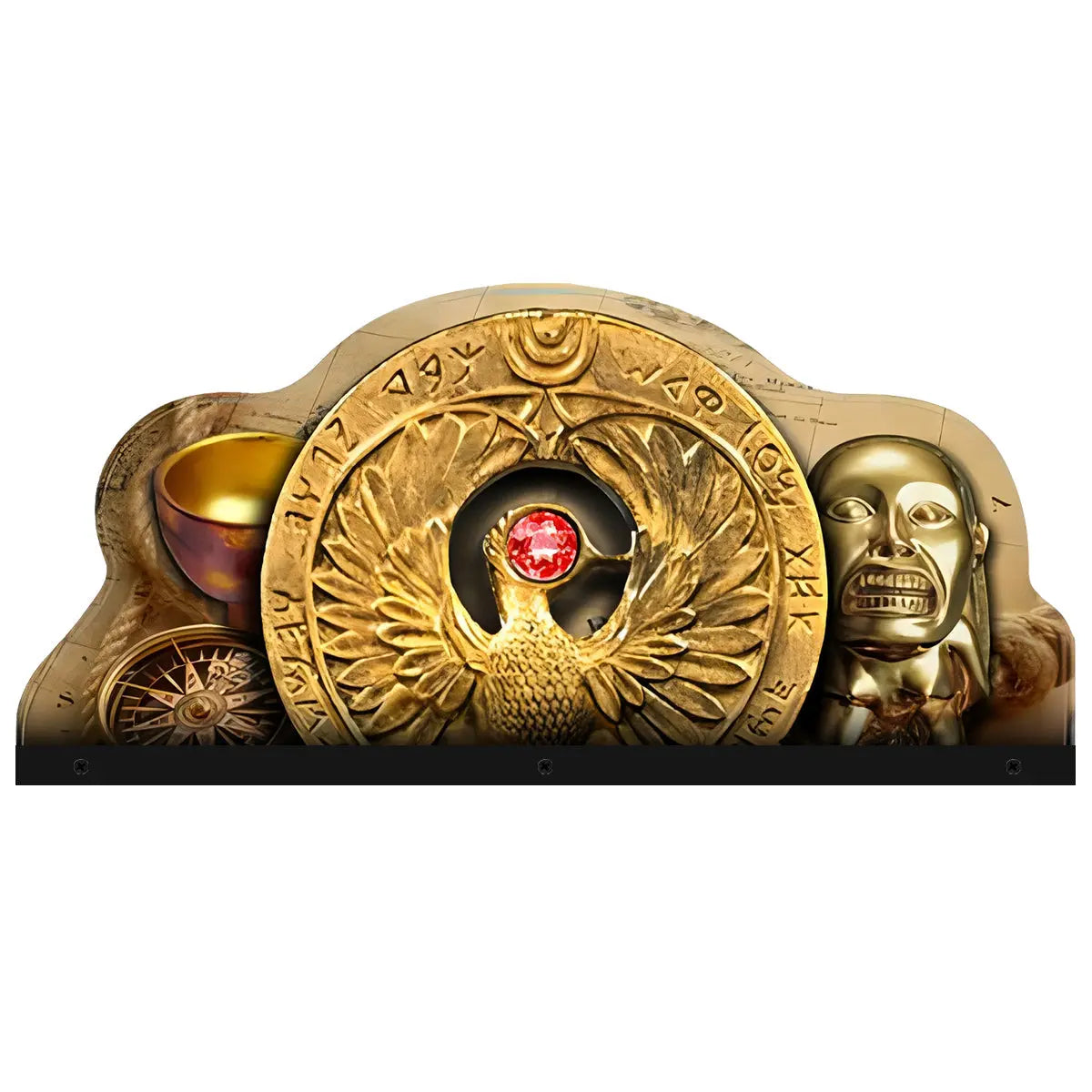 Indiana Jones 3D Acrylic LED Topper, Williams Pinball Topper FYLZGO Signs