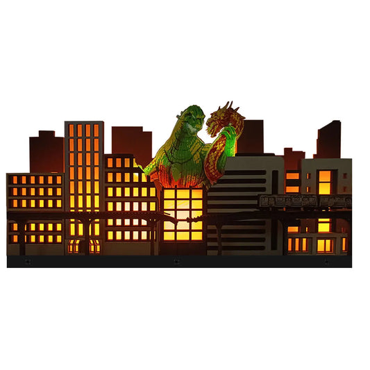 Godzilla Pinball Topper Acrylic LED Topper, for Stern Pinball Machine FYLZGO Signs