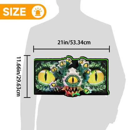 Dungeons & Dragons The Tyrant's Eye Pinball Topper, 3D Printed  LED Light Box Game Room Decor, For Stern Pinball Machine FYLZGO Signs