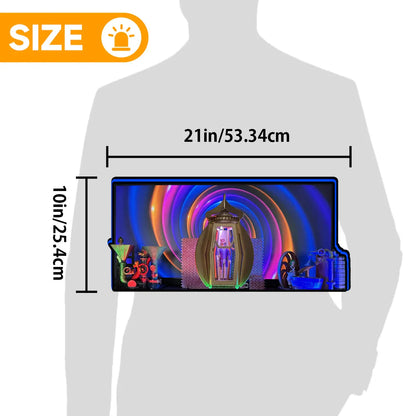 Willy Wonka and the Chocolate Factory Pinball Topper 3D LED Lightbox for JJP, Rock Your Game FYLZGO Signs