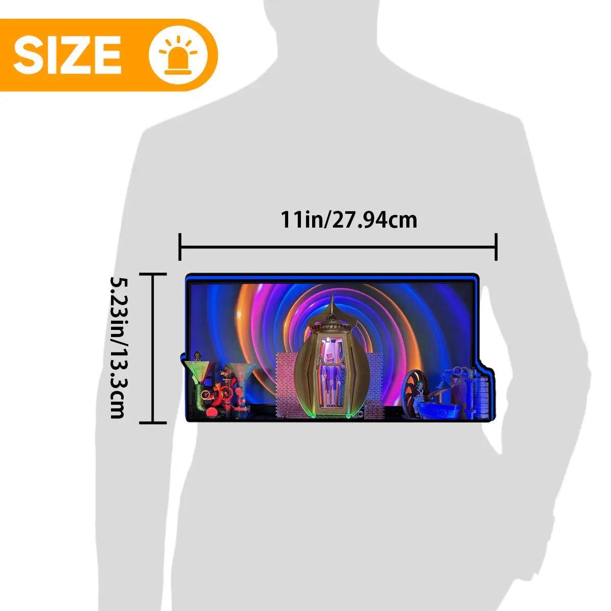 Willy Wonka and the Chocolate Factory Pinball Topper 3D LED Lightbox for JJP, Rock Your Game FYLZGO Signs