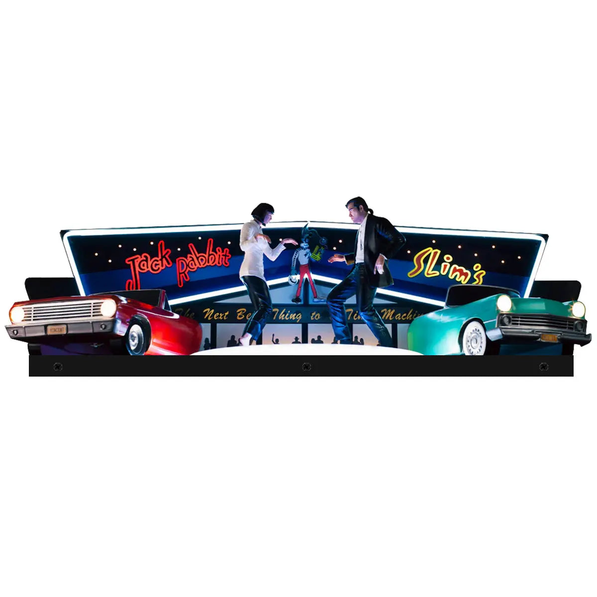 Pulp Fiction Pinball topper 3D Acrylic LED Topper, for CGC Pinball Machine, Pinball Topper FYLZGO Signs