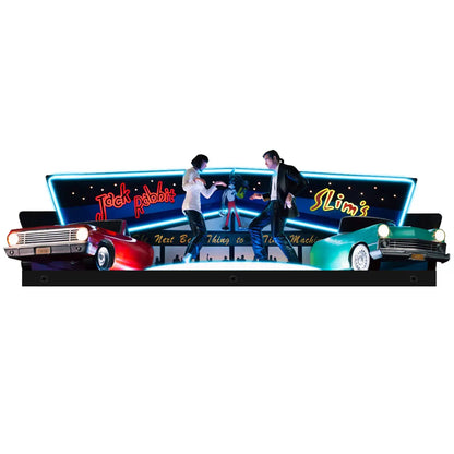 Pulp Fiction Pinball topper 3D Acrylic LED Topper, for CGC Pinball Machine, Pinball Topper FYLZGO Signs