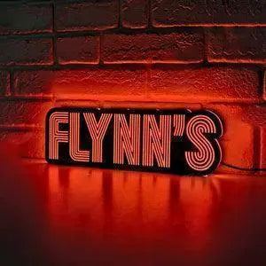 Flynn's Arcade LED Sign, Great Nostalgic Decoration, Fully Dimmable & Powered by USB FYLZGO Signs