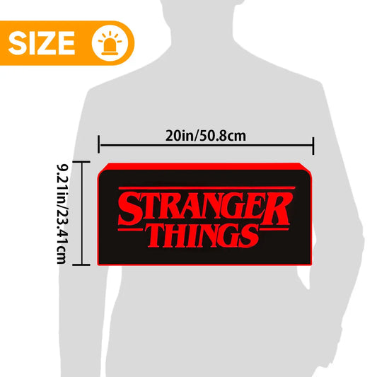 Stranger Things Logo Pinball Topper Lightbox Arcade Gaming Light box FYLZGO Signs