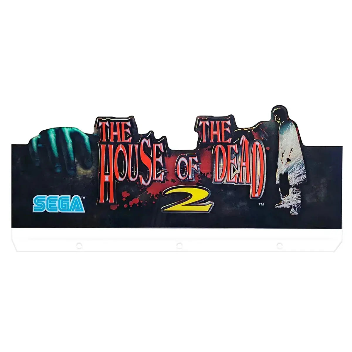 Gaming House Of The Dead Topper 3D Acrylic LED Topper, For Arcade Art Repro Pinball Mahine, Pinball Topper FYLZGO Signs