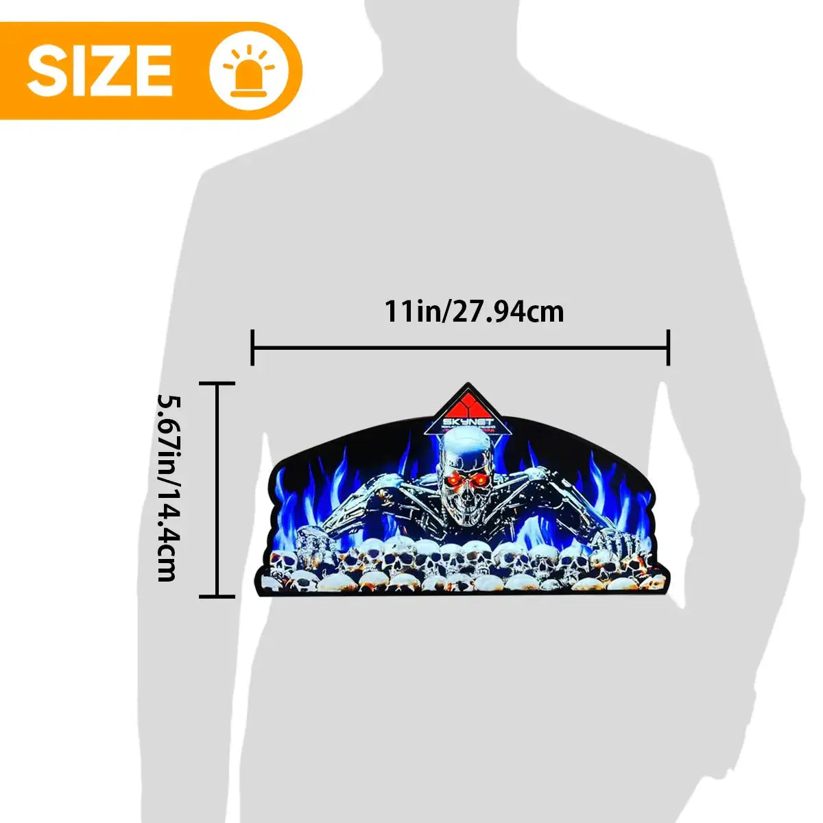 Terminator 2 Judgment Day Pinball Topper LED Lightbox, 3D Printed Lightbox Rock Your Game FYLZGO Signs