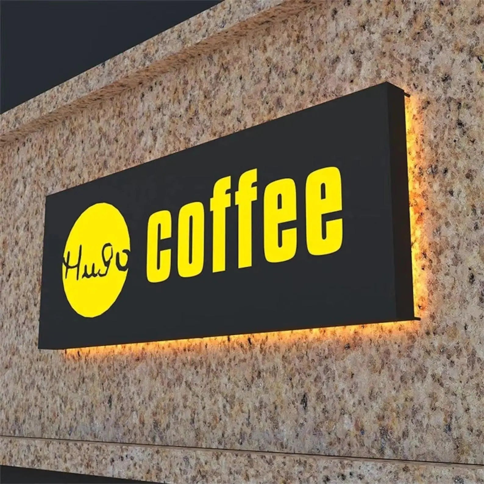 Backlit Box Sign Led Illuminated Outdoor Signage Board FYLZGO Signs