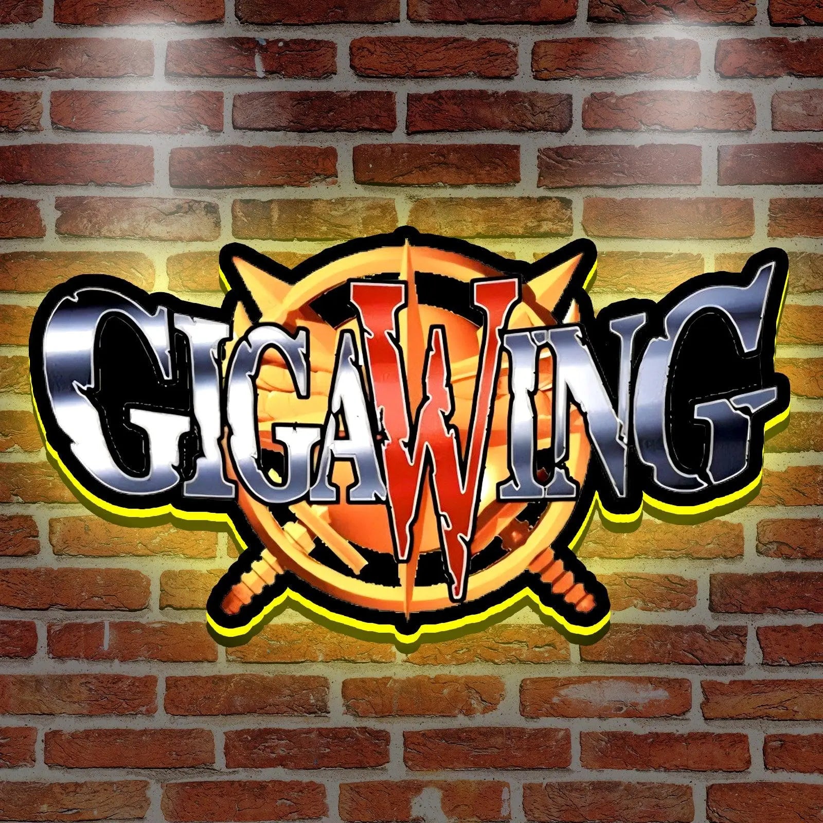 Gigawing 3D Printed LED Lightbox for Gaming Room Decor FYLZGO Signs