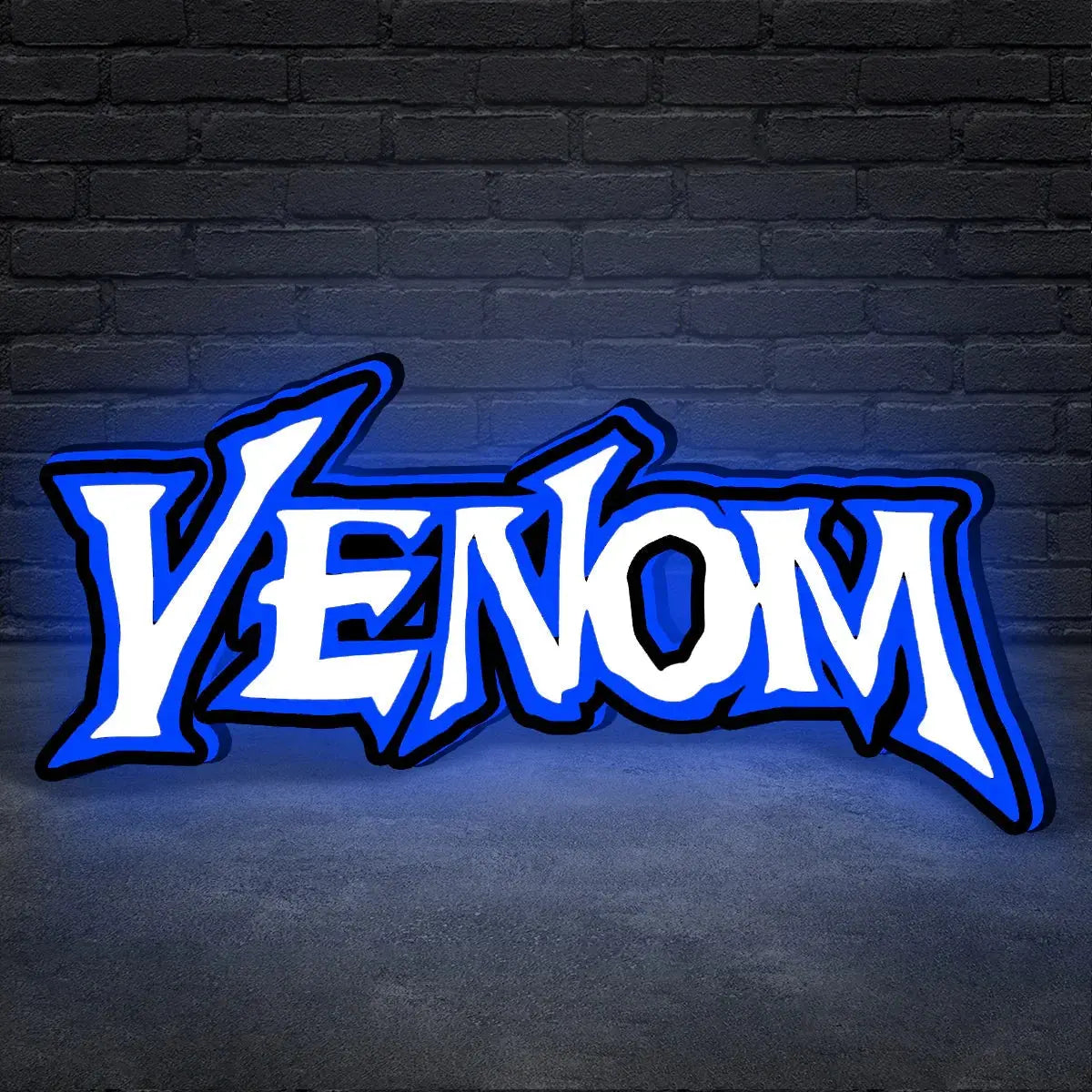 Venom Logo LED Light Box Fully Darkable USB Powered, Pinball Arcade Decor, Perfect for Game Room or Pinball Machine FYLZGO Signs