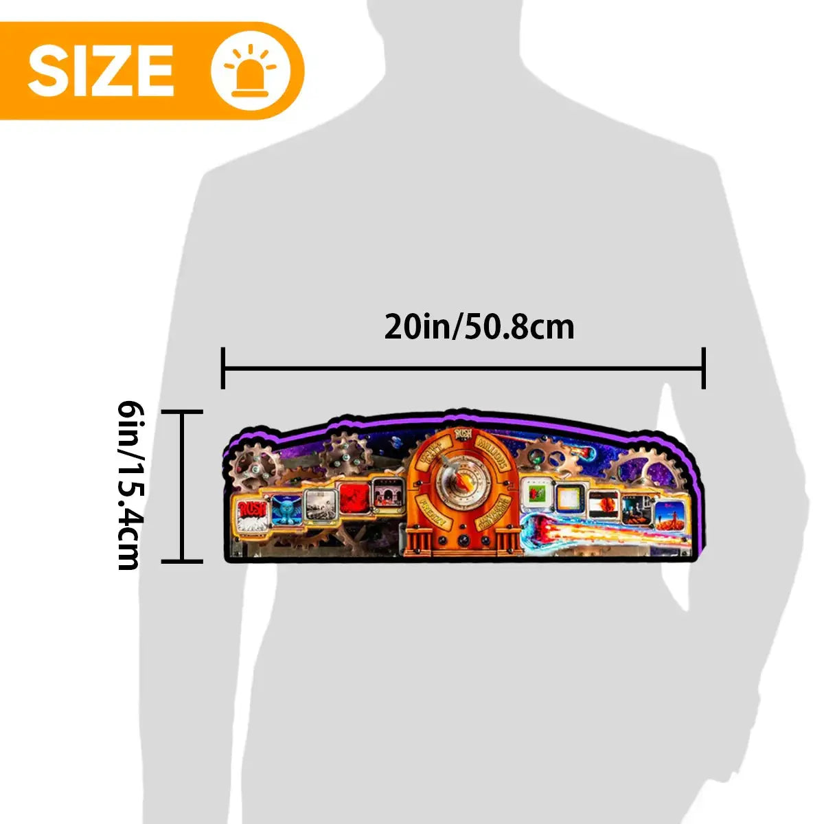New Arrival Rush Pinball Topper  Led Lightbox, USB plug Dimmer, Pinball Arcade Decor, Perfect for Game Room or Pinball Machine FYLZGO Signs