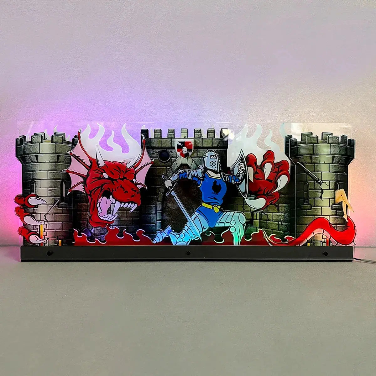 Medieval Madness Remake Pinball Machine 3D Acrylic LED Topper, for Pinball Machine, Pinball Topper FYLZGO Signs