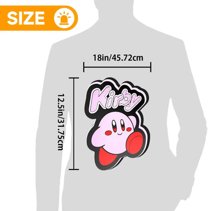 3D Printed Nintendo Cute Kirby Videogame Retro Lightbox Lamp Light, 3D Printed Lightbox FYLZGO Signs
