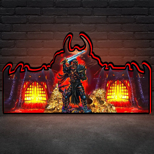 Black Knight Pinball Topper Lightbox Arcade Gaming Light box for Man's Cave FYLZGO Signs