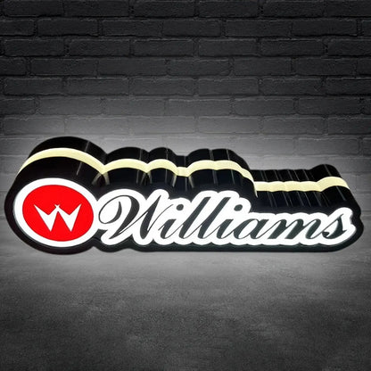 Bally Pinball Logo 3D Printed LED Lightbox Game Lightbox Logo 3D LED Light Box Retro Mega Drive Logo LED Lightbox Arcade Games Lightbox FYLZGO Signs