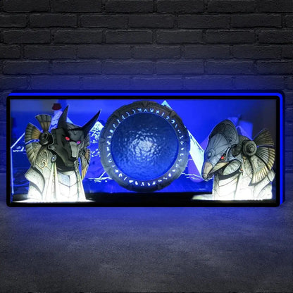 Stargate Pinball Topper Led Lightbox, USB plug Dimmer, Pinball Arcade Decor, Perfect for Game Room or Pinball Machine FYLZGO Signs