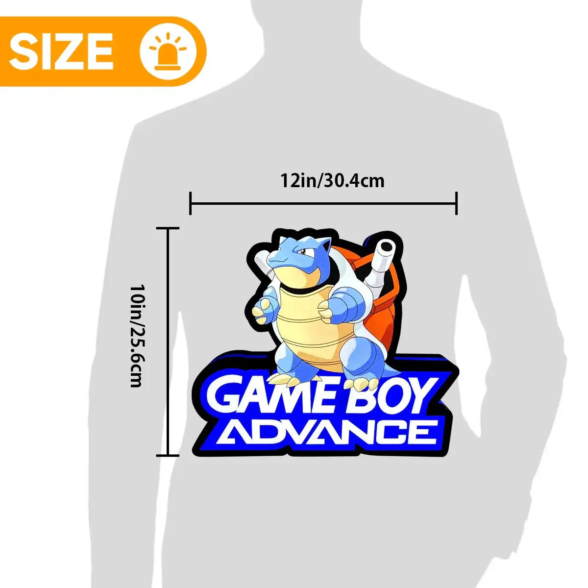 Gameboy advance Pokemon Blue Version LED Light Box, Perfect for Game Room FYLZGO Signs