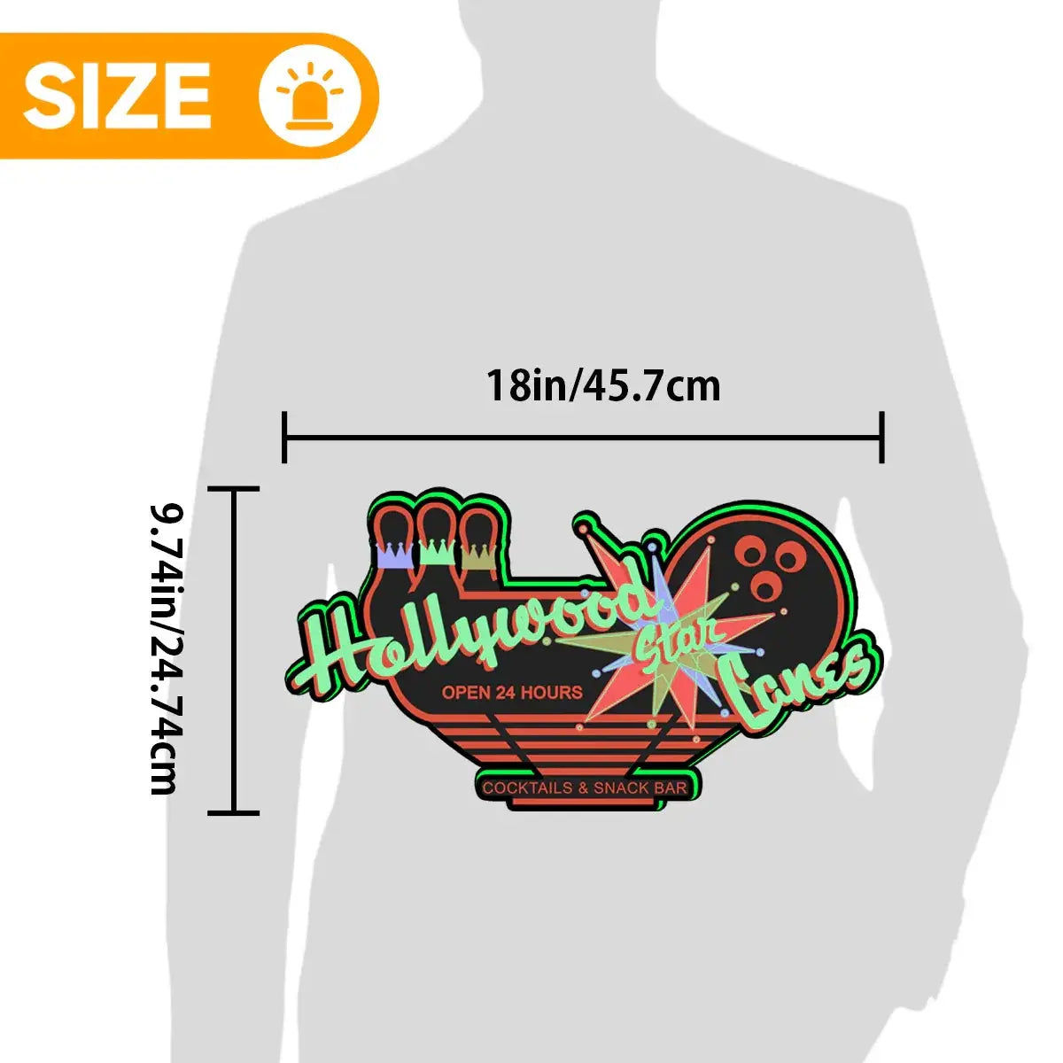 Hollywood Star Lanes Topper, 3D Printed Lightbox for Pinball Machine, The Big Lebowski, Powered by USB Band Dimm Wall Art Decor Man's Cave FYLZGO Signs
