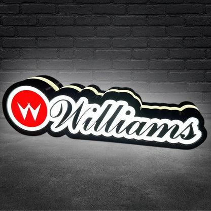 Bally Pinball Logo 3D Printed LED Lightbox Game Lightbox Logo 3D LED Light Box Retro Mega Drive Logo LED Lightbox Arcade Games Lightbox FYLZGO Signs