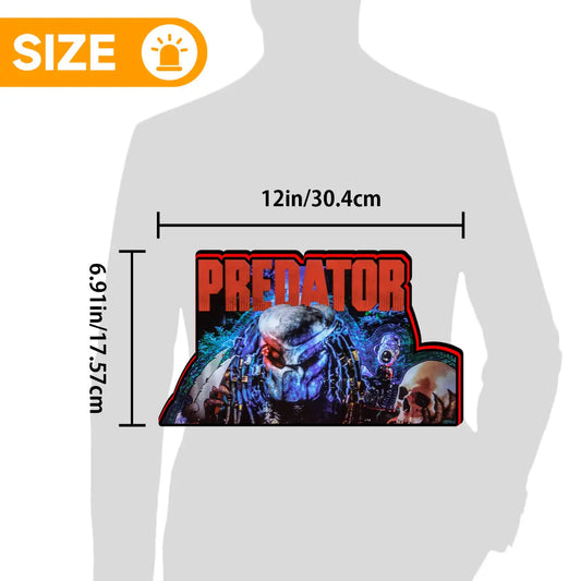 Predator 2025 Pinball Topper Led Lightbox, For Pinball Machine by Pinball Brothers, 5V USB with Dimmer Perfect for Game Room Man's Cave FYLZGO Signs