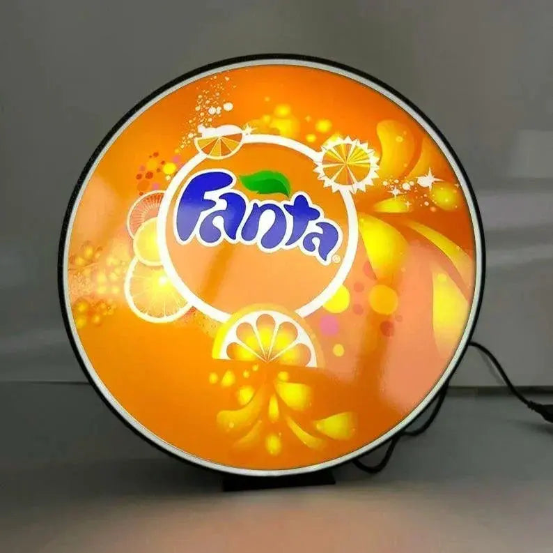 Fanta 3D printed lightbox logo led light box FYLZGO Signs