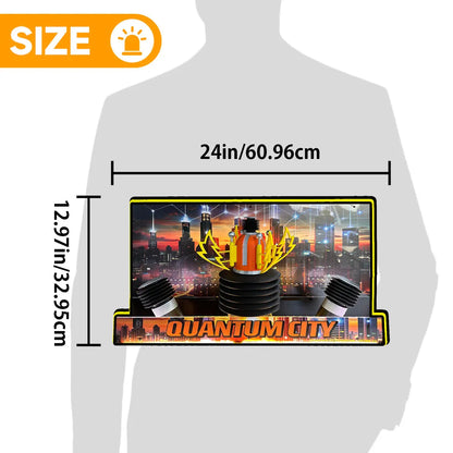 Dialed In Pinball Topper for JJP Pinball Machine, 3D Printed Lightbox USB Powered & Full Dimmable FYLZGO Signs