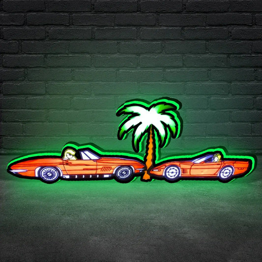 Topper Flipper Bally Corvette Lampe Led Corvette Topper LED Lightbox for Bally Pinball Machine, 3D Printed Lightbox Rock Your Game FYLZGO Signs