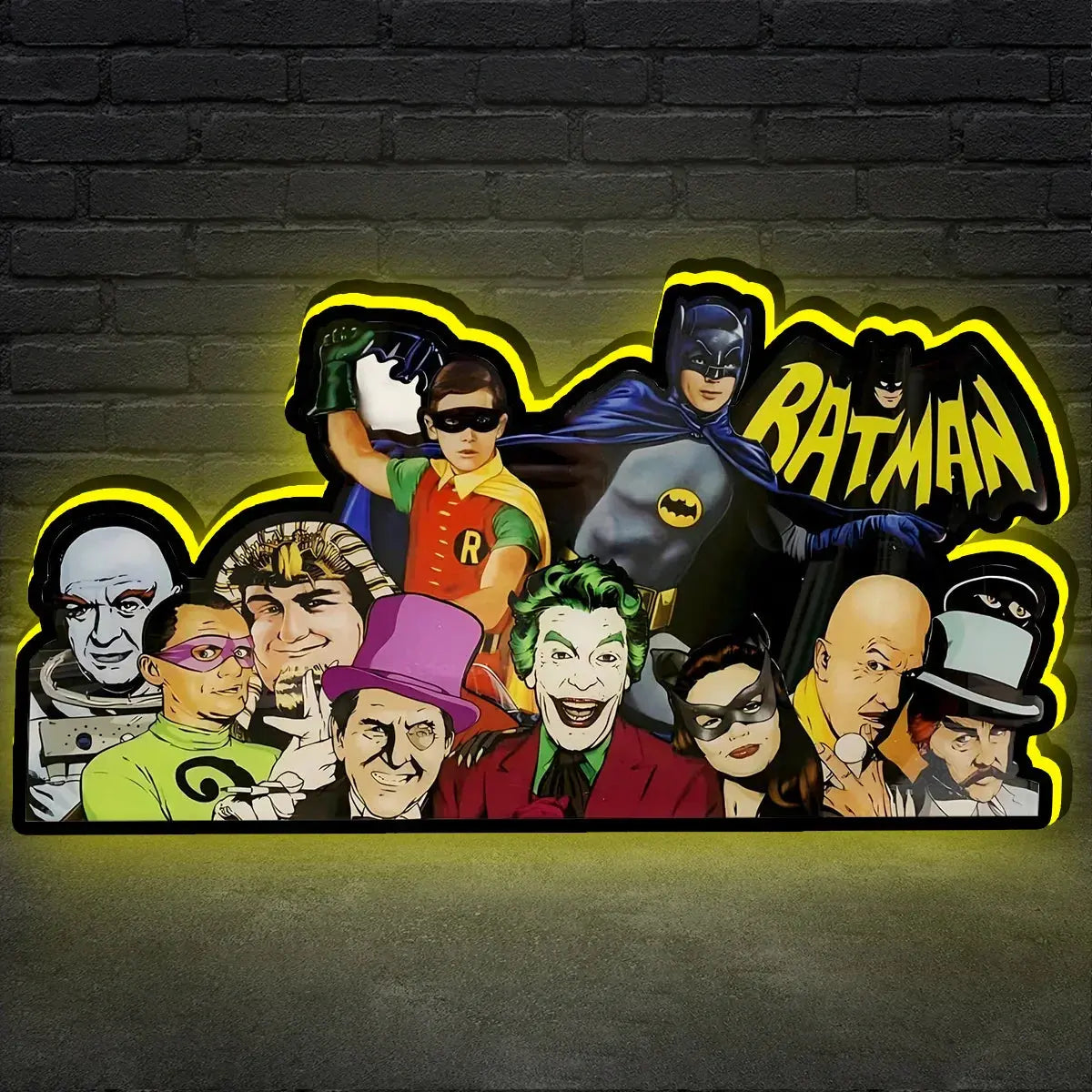 Batman Pinball Topper 3D Printed Lightbox,  Arcade Pinball Machine Accessory for Pinball Arcade Machine Fans, USB Dimmeable FYLZGO Signs