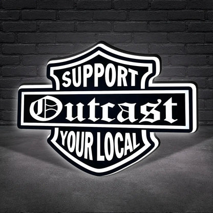 Customized 3D Printed Lightbox Lamp Light, Support Ultracash Your Local Logo 3D Printed Lightbox FYLZGO Signs