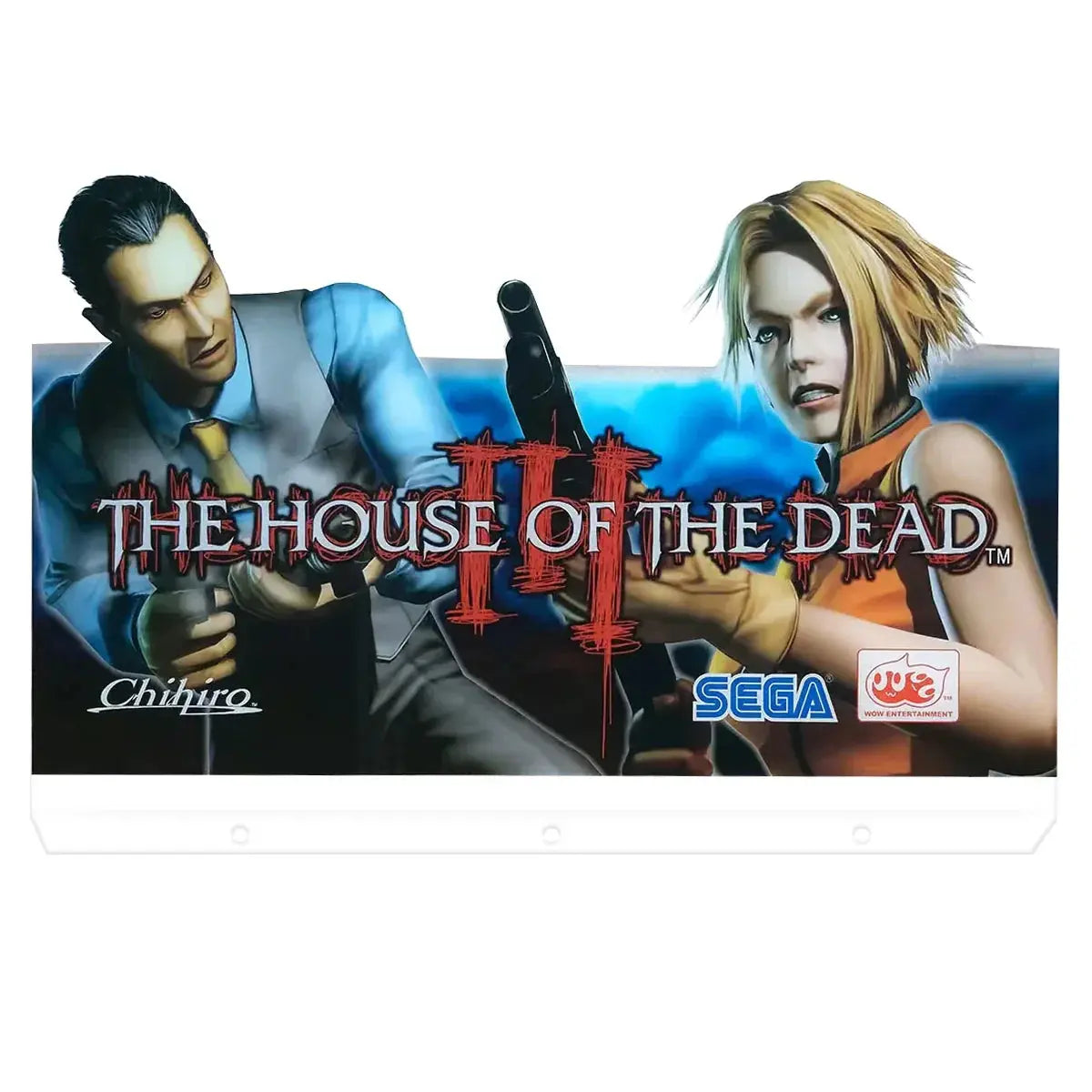 The House of the Dead III Marquee Topper 3D Acrylic LED Topper, For Arcade Art Repro Pinball Mahine, Pinball Topper FYLZGO Signs