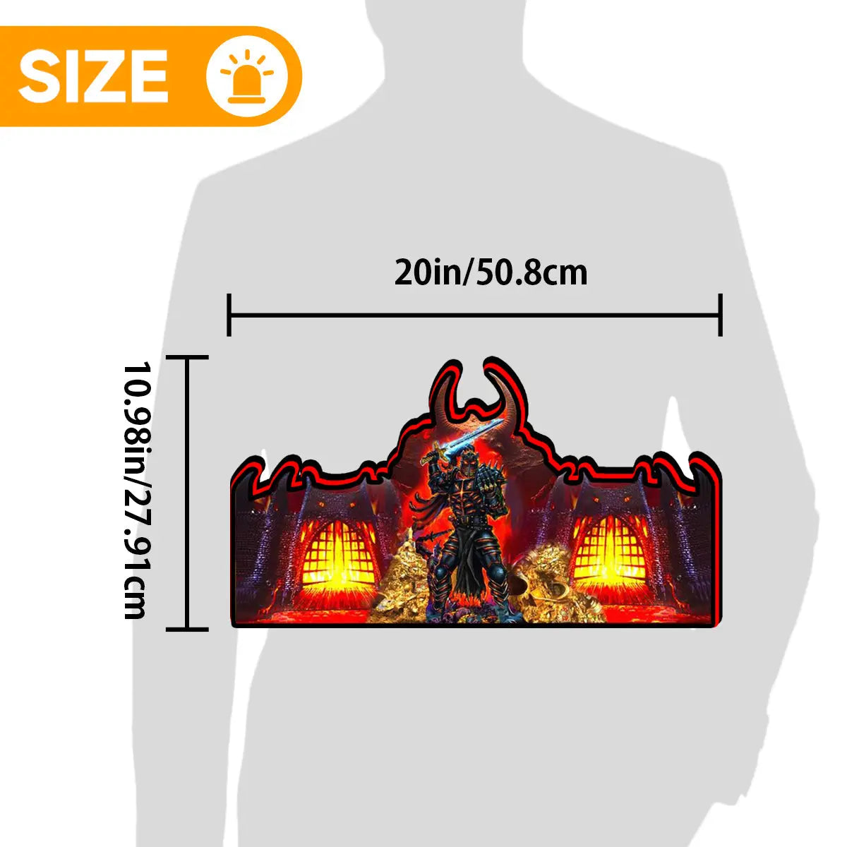 Black Knight Pinball Topper Lightbox Arcade Gaming Light box for Man's Cave FYLZGO Signs