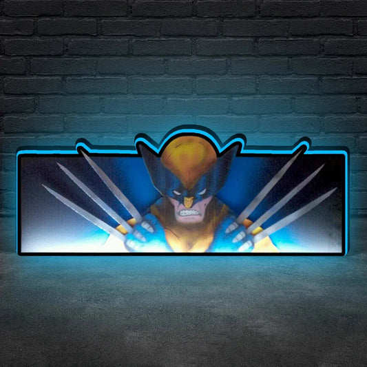The Wolverine Led lightbox for Pinball Machine, 3D Printed Lightbox USB Powered & Full Dimmable FYLZGO Signs