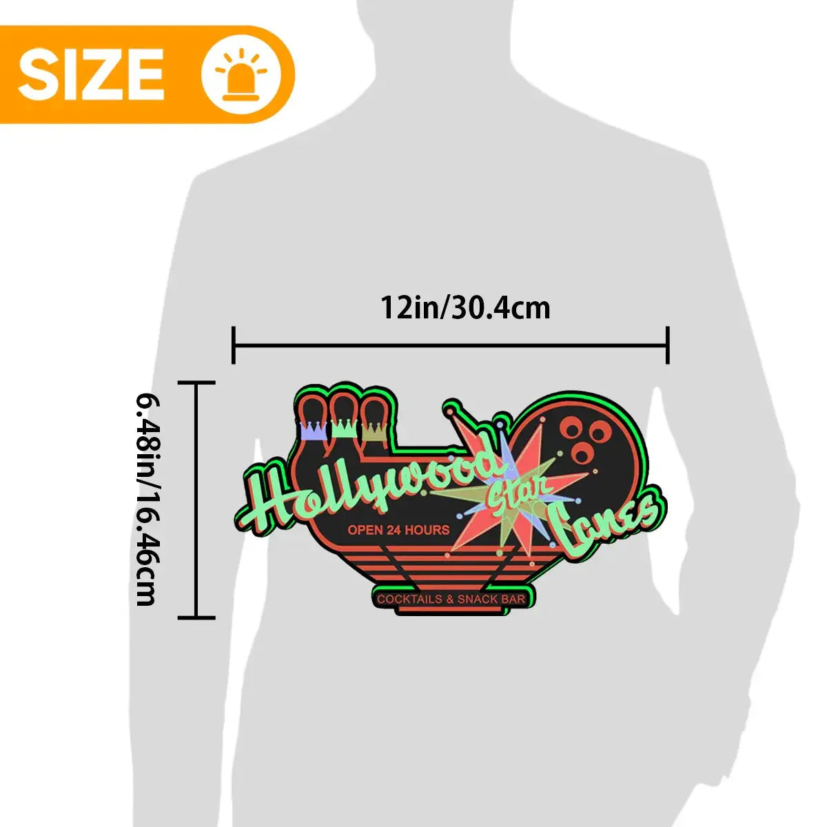 Hollywood Star Lanes Topper, 3D Printed Lightbox for Pinball Machine, The Big Lebowski, Powered by USB Band Dimm Wall Art Decor Man's Cave FYLZGO Signs