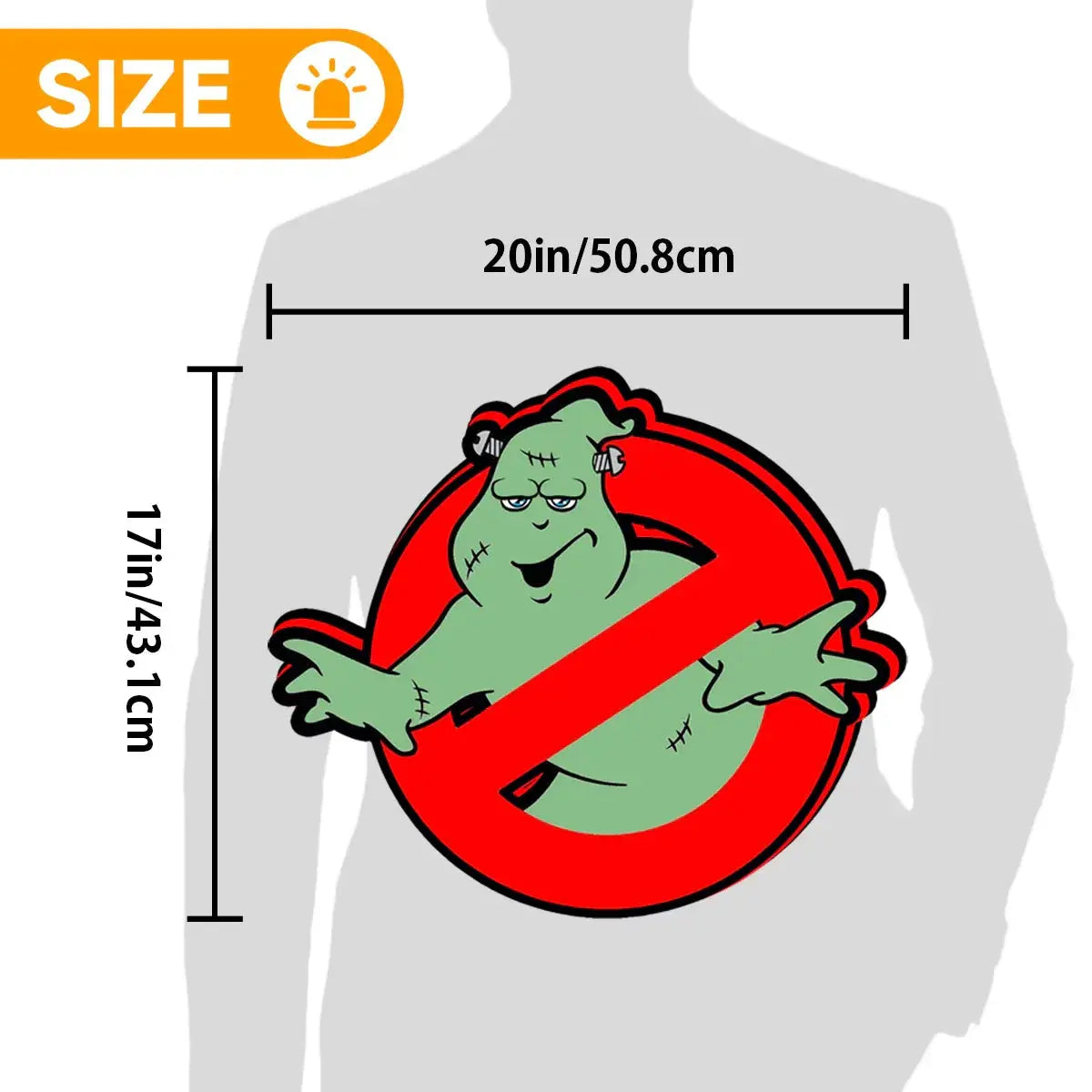 Ghostbusters Glow-in-the-dark Logo Lightbox USB Powered with Dimming Control Perfect Decor FYLZGO Signs