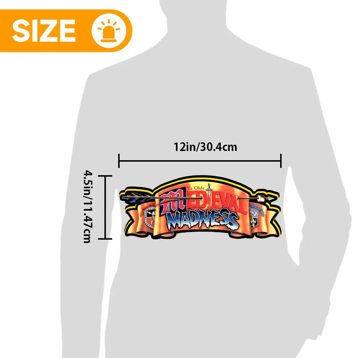 Medieval Madness Logo Led lightbox for Pinball Machine, 3D Printed Lightbox USB Powered & Full Dimmable FYLZGO Signs