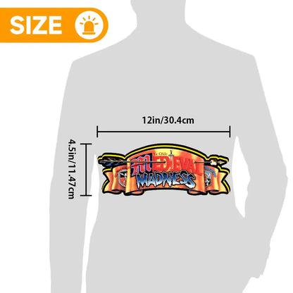 Medieval Madness Logo Led lightbox for Pinball Machine, 3D Printed Lightbox USB Powered & Full Dimmable FYLZGO Signs