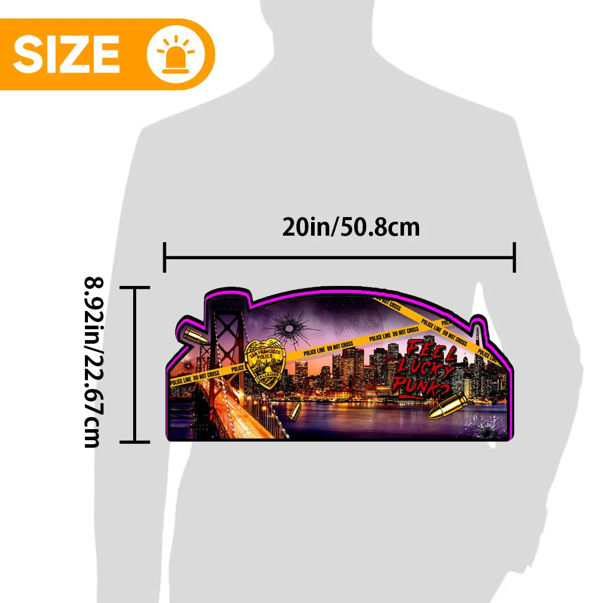 Dirty Harry Pinball Topper LED Lightbox, Pinball Arcade Decor, for The Williams Pinball Machine Topper FYLZGO Signs