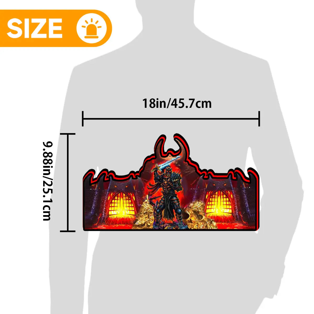Black Knight Pinball Topper Lightbox Arcade Gaming Light box for Man's Cave FYLZGO Signs
