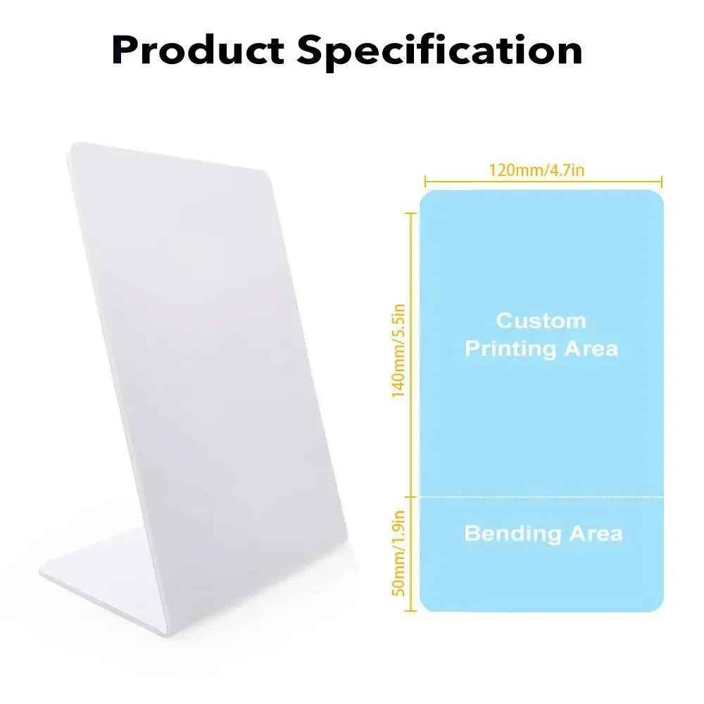 Custom printable pinball topper with 140mm height, 120mm width, and bending area for arcade display
