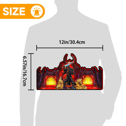 Black Knight Pinball Topper Lightbox Arcade Gaming Light box for Man's Cave FYLZGO Signs