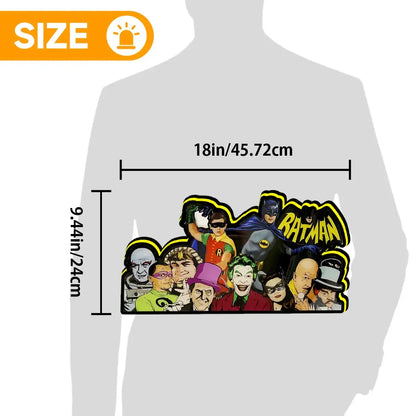 Batman Pinball Topper 3D Printed Lightbox,  Arcade Pinball Machine Accessory for Pinball Arcade Machine Fans, USB Dimmeable FYLZGO Signs