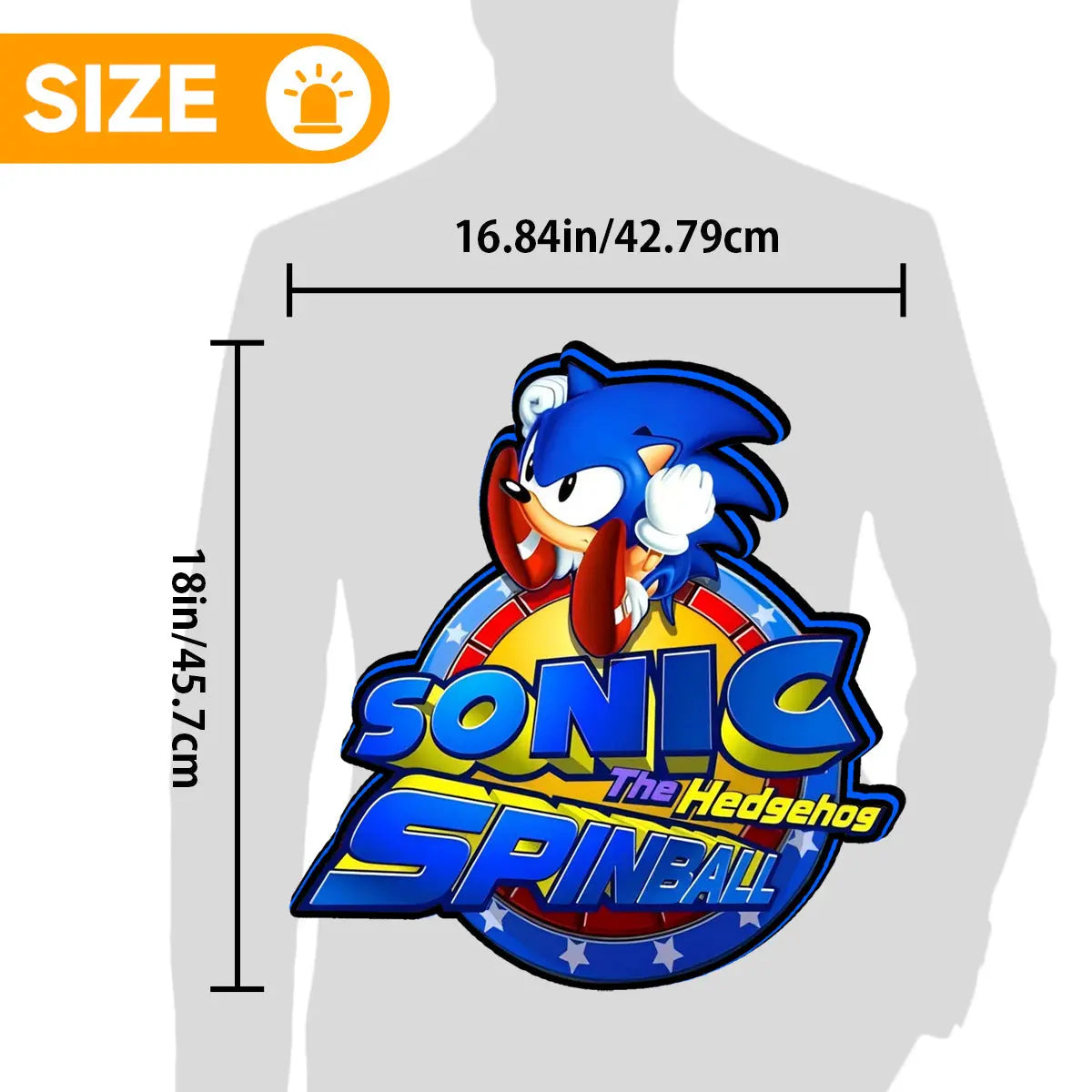 Sonic The Hedgehog Spinball 3D Printed LED Lightbox Game Lightbox FYLZGO Signs