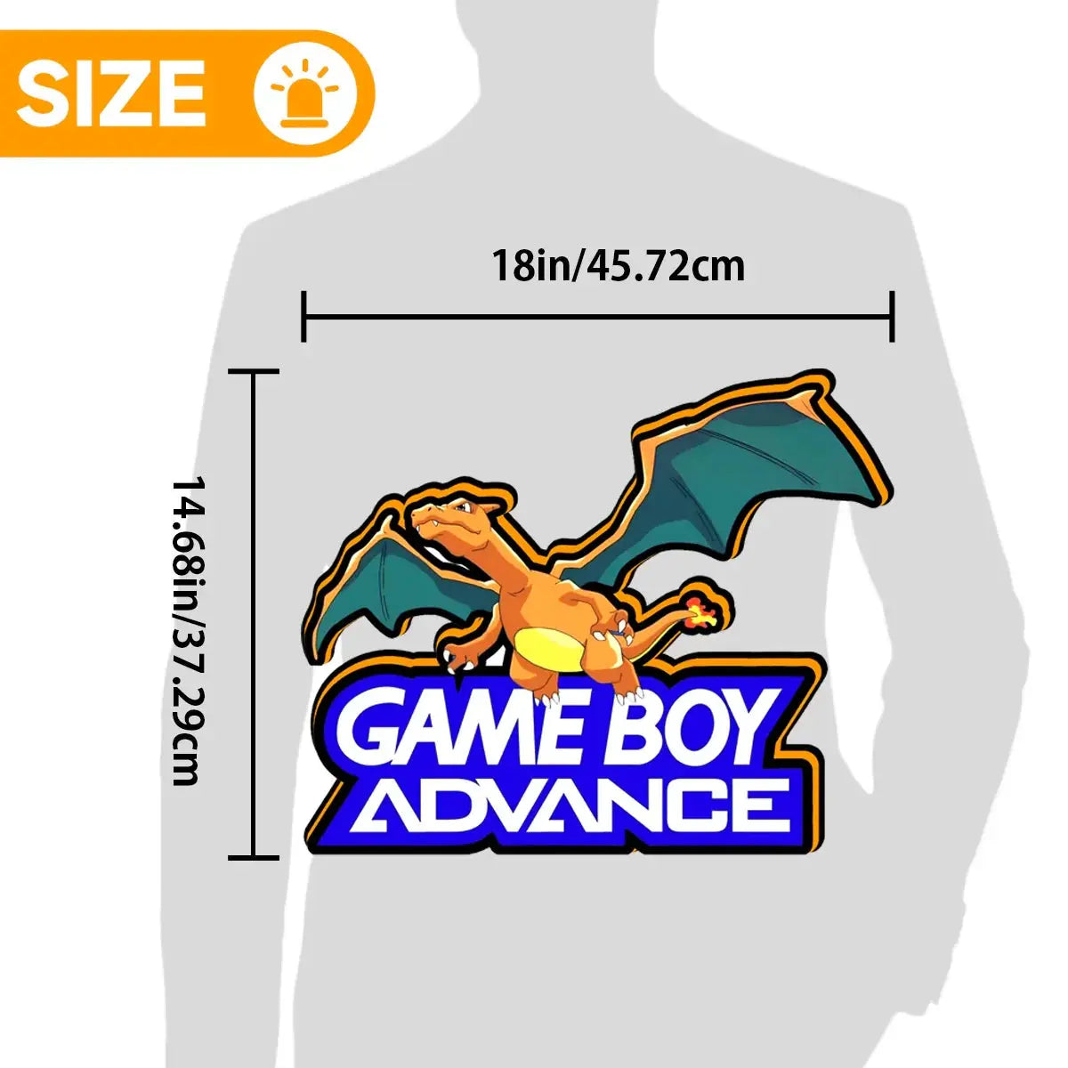 Gameboy advance Pokemon Red Version Rouge Feu LED Light Box, Perfect for Game Room FYLZGO Signs