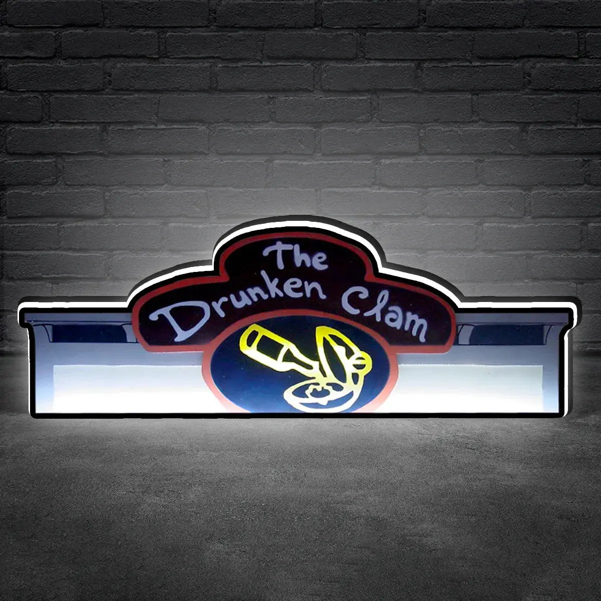 The Drunken Clam Logo Led lightbox for Pinball Machine, 3D Printed Lightbox USB Powered & Full Dimmable FYLZGO Signs