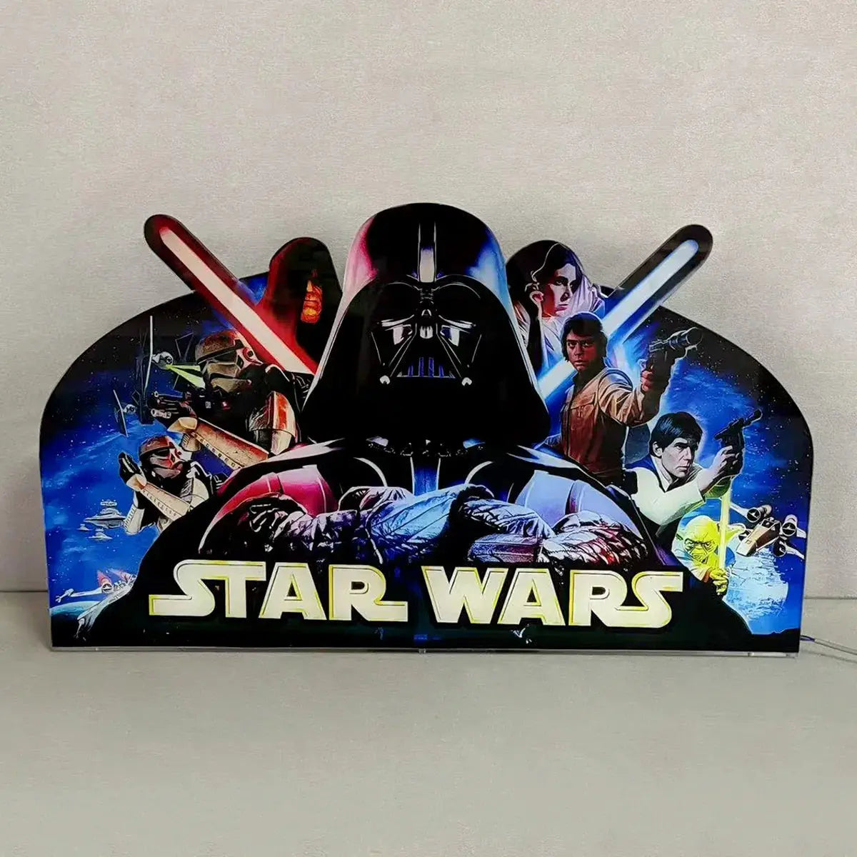 Arcade 1up Star Wars flipper Pinball Topper 3D Acrylic LED Topper, for Pinball Machine, Pinball Topper FYLZGO Signs