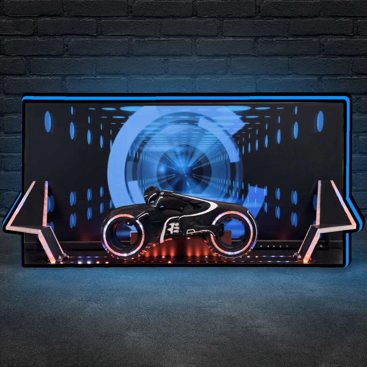 NEW TOPPER 2025 for STERN PIN TRON Legacy Tron Pinball Topper, 3D Printed Lightbox Powered by USB Band Dimm Man's Cave FYLZGO Signs